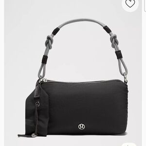 lululemon athletica Black Zippered Pouch with Interior Logo